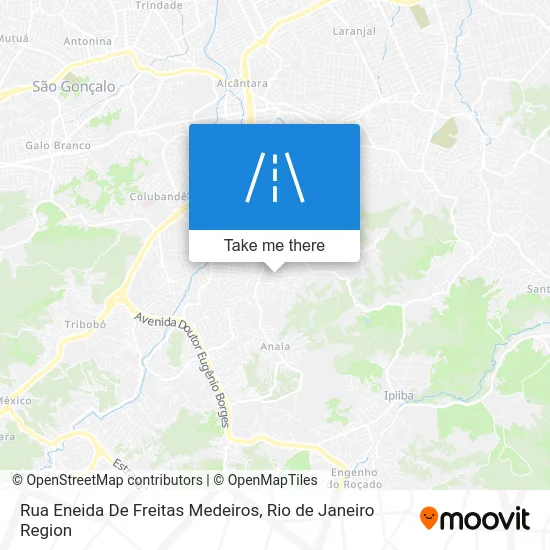 Rua Eneida De Freitas Medeiros map