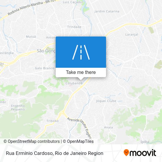 Rua Ermínio Cardoso map