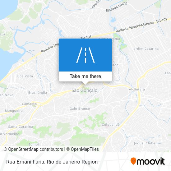 Rua Ernani Faria map