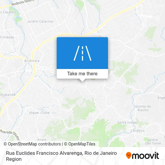 Rua Euclides Francisco Alvarenga map