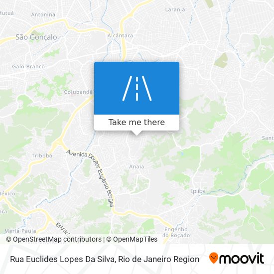 Rua Euclides Lopes Da Silva map