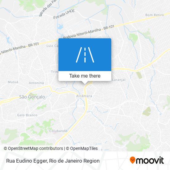 Rua Eudino Egger map