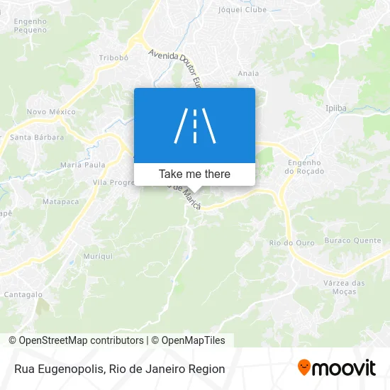 Rua Eugenopolis map