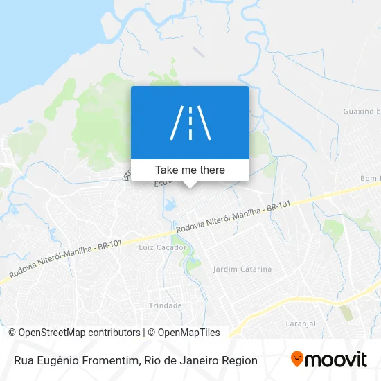 Rua Eugênio Fromentim map