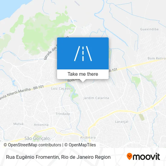 Rua Eugênio Fromentin map