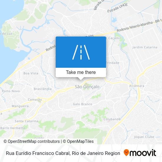 Rua Eurídio Francisco Cabral map