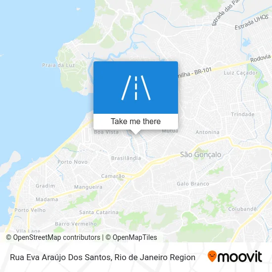 Rua Eva Araújo Dos Santos map