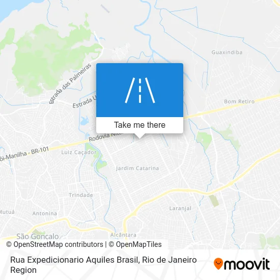Rua Expedicionario Aquiles Brasil map