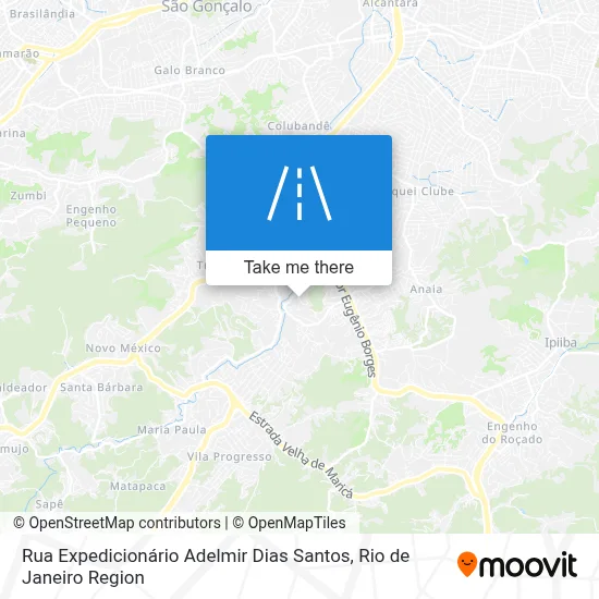 Rua Expedicionário Adelmir Dias Santos map