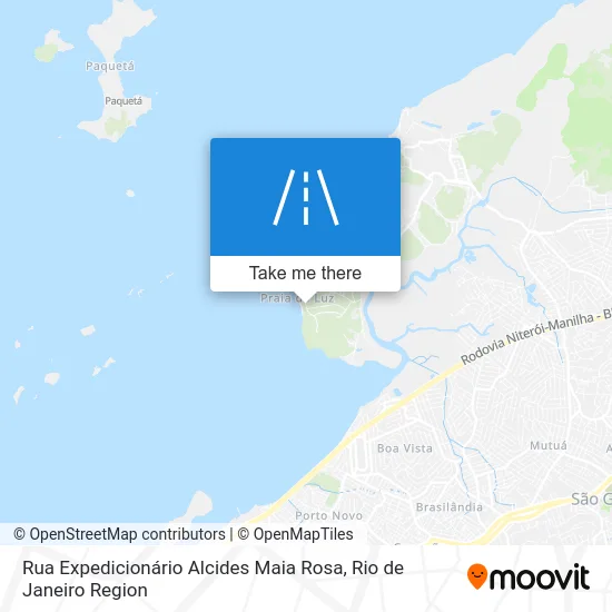 Rua Expedicionário Alcides Maia Rosa map