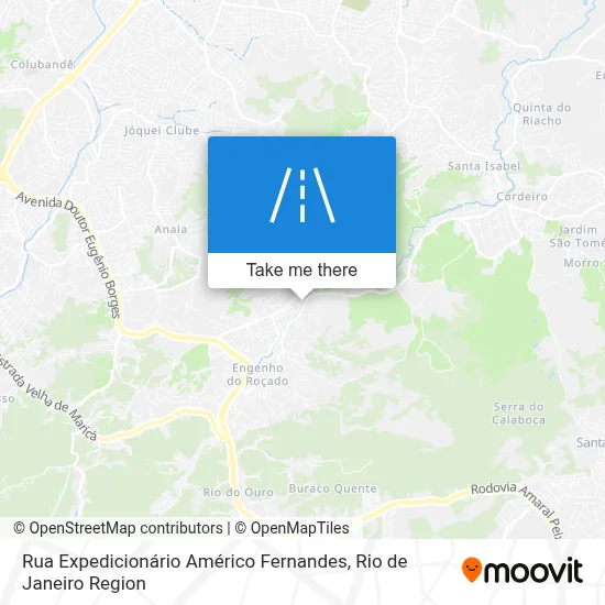 Rua Expedicionário Américo Fernandes map