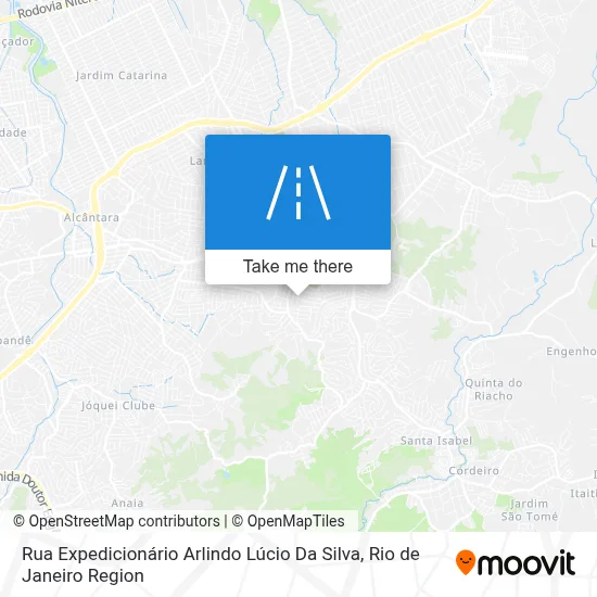 Rua Expedicionário Arlindo Lúcio Da Silva map
