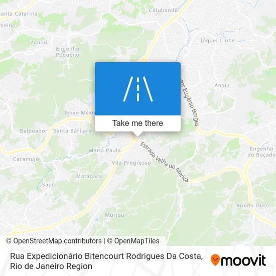 Rua Expedicionário Bitencourt Rodrigues Da Costa map