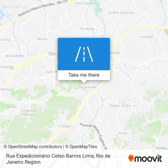 Rua Expedicionário Celso Barros Lima map