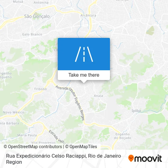 Rua Expedicionário Celso Raciappi map