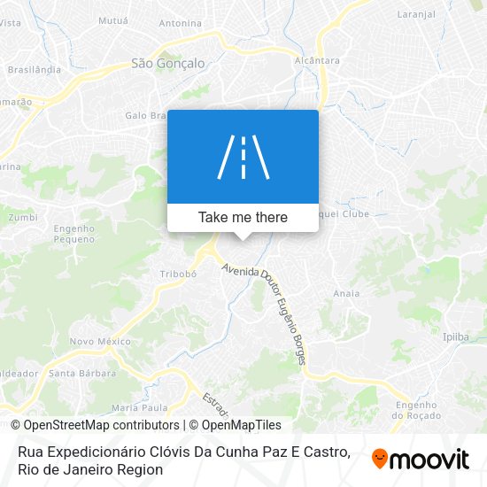 Rua Expedicionário Clóvis Da Cunha Paz E Castro map