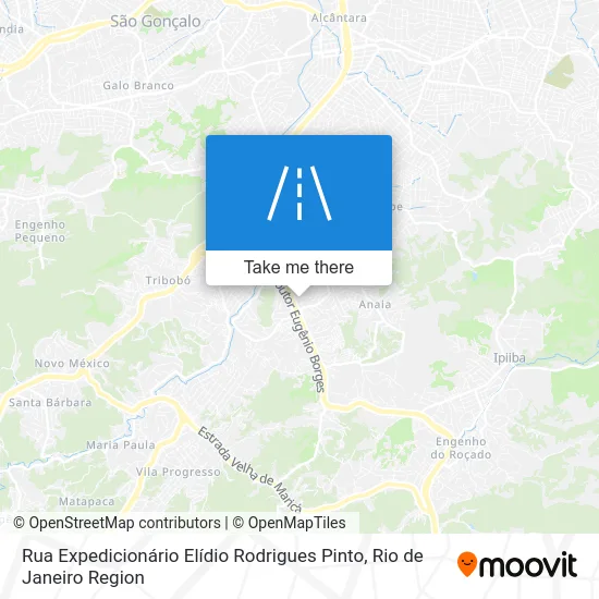 Rua Expedicionário Elídio Rodrigues Pinto map