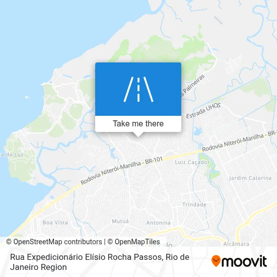 Rua Expedicionário Elísio Rocha Passos map