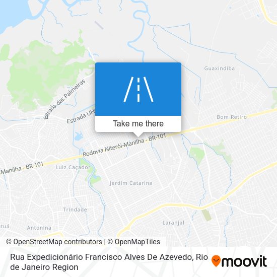 Rua Expedicionário Francisco Alves De Azevedo map