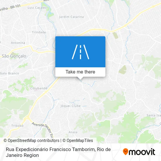 Rua Expedicionário Francisco Tamborim map