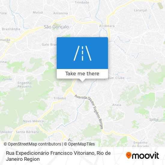 Rua Expedicionário Francisco Vitoriano map