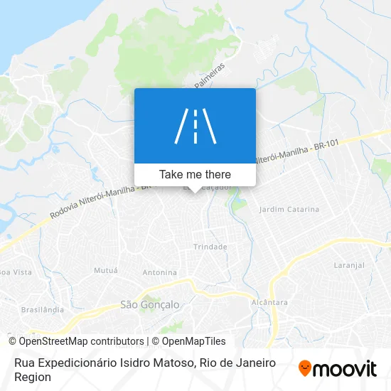 Rua Expedicionário Isidro Matoso map