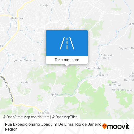 Rua Expedicionário Joaquim De Lima map