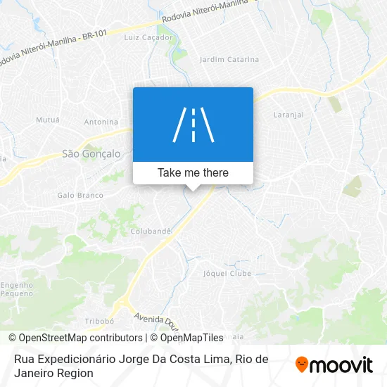 Rua Expedicionário Jorge Da Costa Lima map