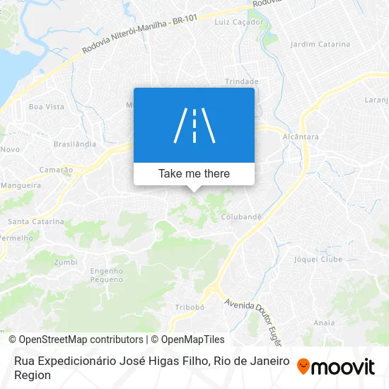 Rua Expedicionário José Higas Filho map