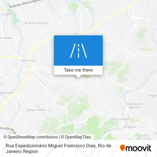Rua Expedicionário Miguel Francisco Dias map