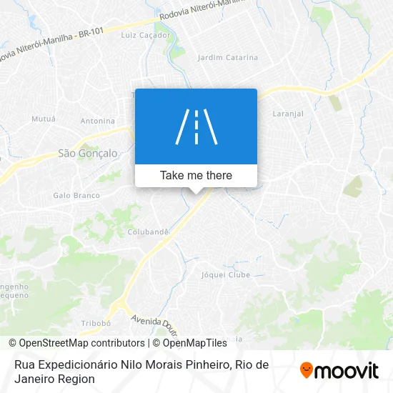 Rua Expedicionário Nilo Morais Pinheiro map