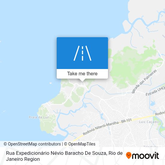 Rua Expedicionário Névio Baracho De Souza map