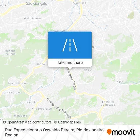 Rua Expedicionário Oswaldo Pereira map
