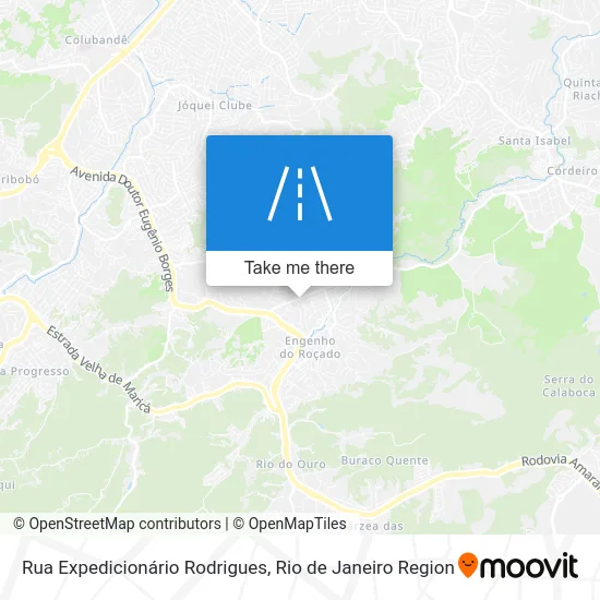Rua Expedicionário Rodrigues map