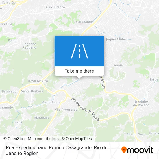 Rua Expedicionário Romeu Casagrande map