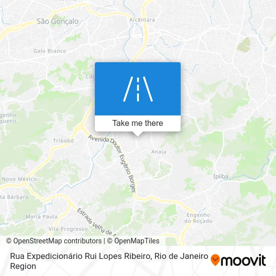 Rua Expedicionário Rui Lopes Ribeiro map