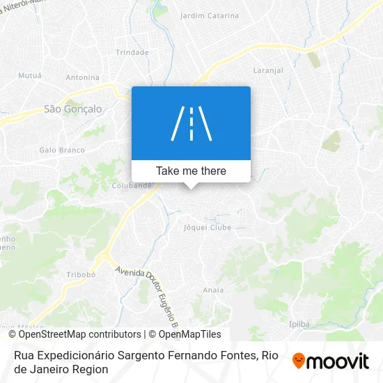 Rua Expedicionário Sargento Fernando Fontes map