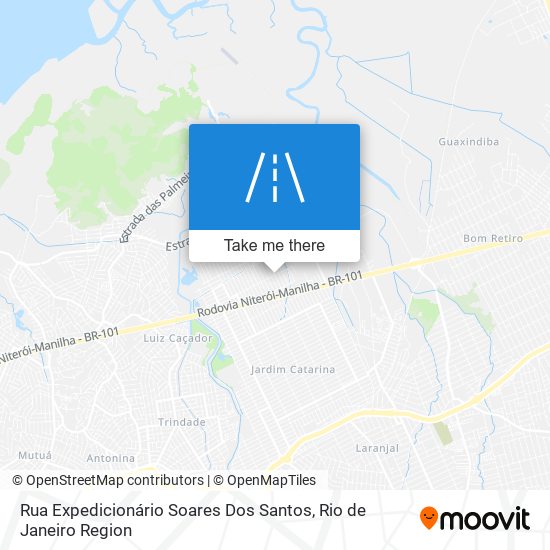 Mapa Rua Expedicionário Soares Dos Santos