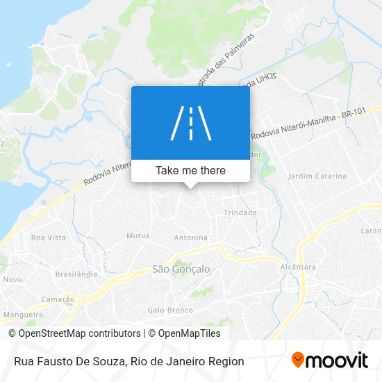 Rua Fausto De Souza map