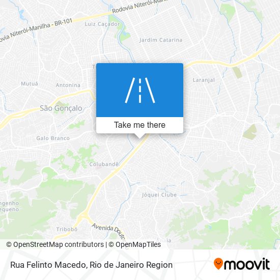 Mapa Rua Felinto Macedo