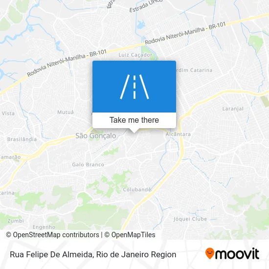 Rua Felipe De Almeida map
