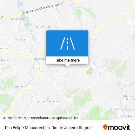 Rua Felipe Mascarenhas map