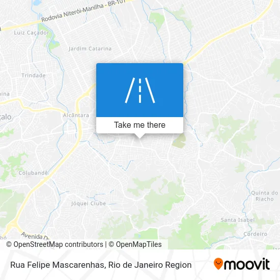 Rua Felipe Mascarenhas map