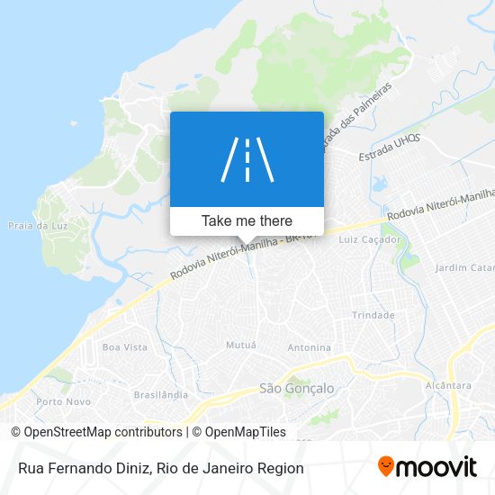 Rua Fernando Diniz map