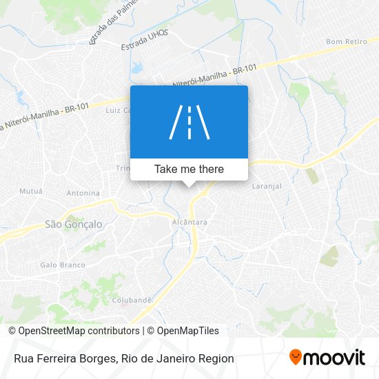 Rua Ferreira Borges map
