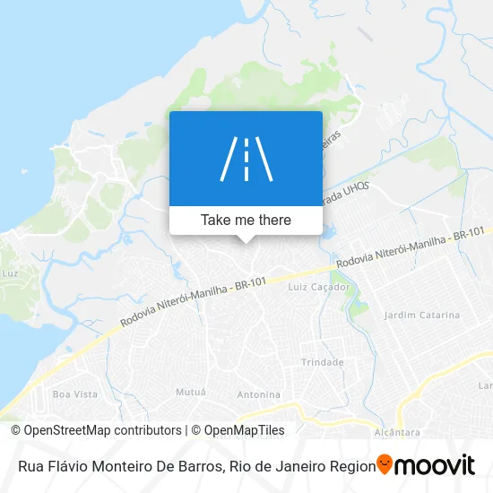 Rua Flávio Monteiro De Barros map