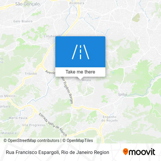 Rua Francisco Espargoli map