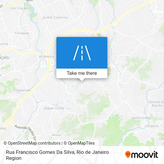 Rua Francisco Gomes Da Silva map