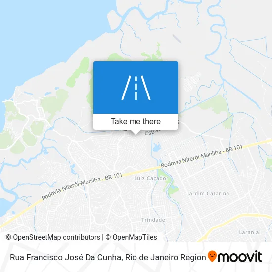 Rua Francisco José Da Cunha map