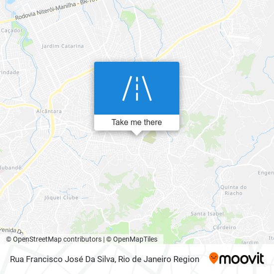 Rua Francisco José Da Silva map